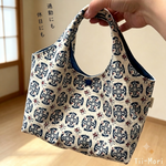 花柄プリント ハンドバッグ