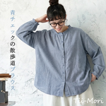 ダブルガーゼ ブラウス
