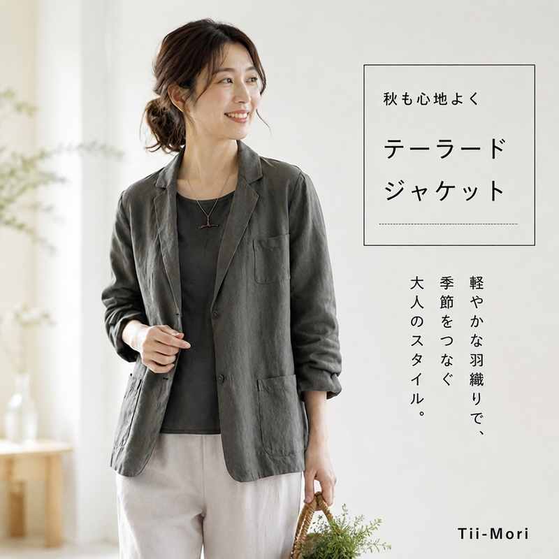 シワ加工 ジャケット
