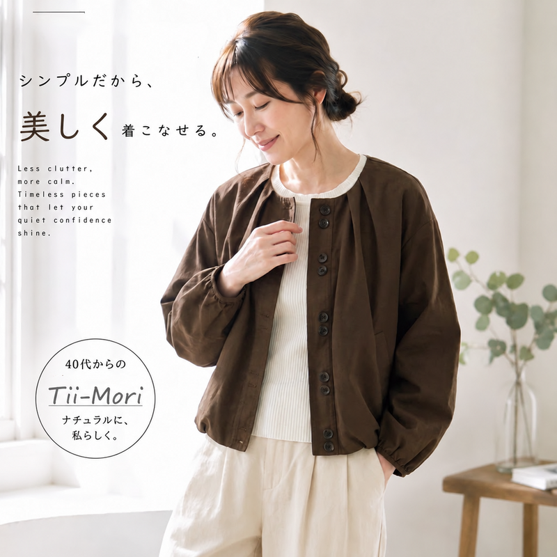 無地 長袖 いいね ジャケット