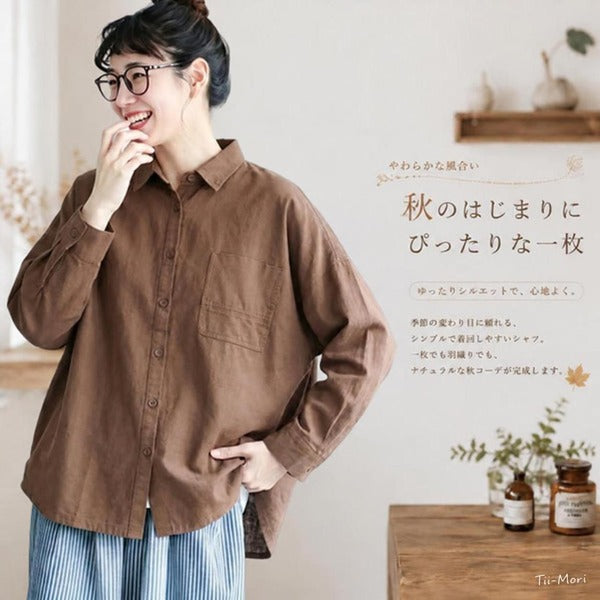 厚手仕様 ロングスリーブ シャツ