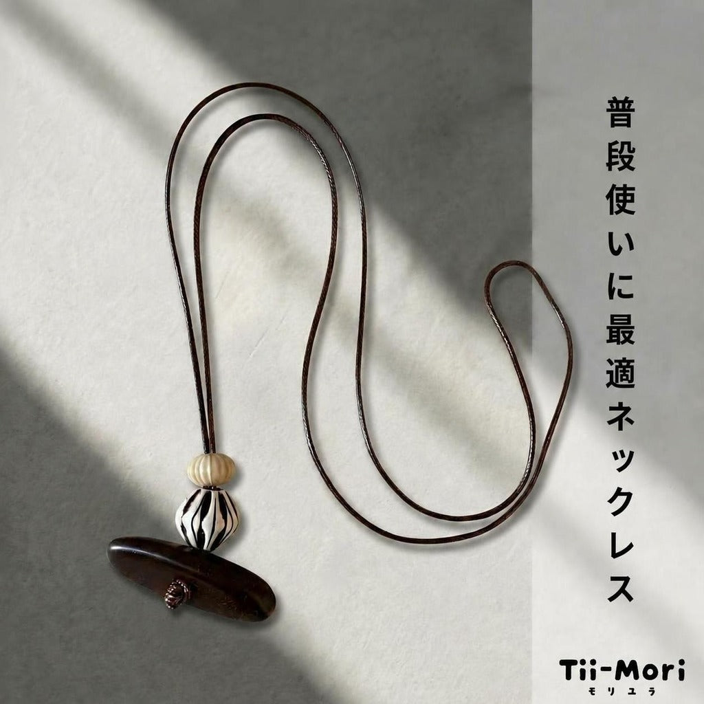 レトロ 幾何模様 ネックレス