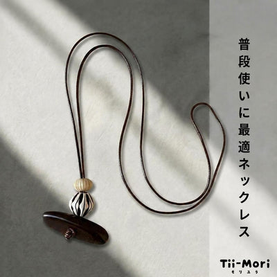 レトロ 幾何模様 ネックレス