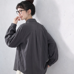 ポケット付き 長袖シャツ