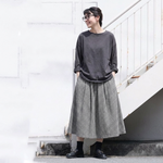 チェック柄 レトロ Aライン スカート