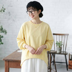 コットン テクスチャ 無地 Tシャツ