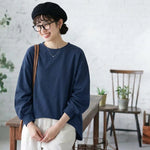 コットン テクスチャ 無地 Tシャツ