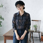 L～5XL チェック柄 オーバーサイズシャツ
