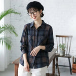 L～5XL チェック柄 オーバーサイズシャツ