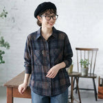 L～5XL チェック柄 オーバーサイズシャツ
