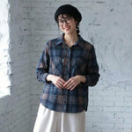 L～5XL チェック柄 オーバーサイズシャツ