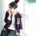 ほっこりと馴染むニット羽織り