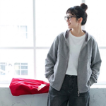 L～5XL フード付き 前開きポケット付き ゆったりシルエット 長袖ジャケット