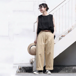 ストレート スルーシーズン ロングパンツ