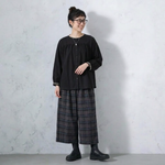 綿麻 長袖 シャツ
