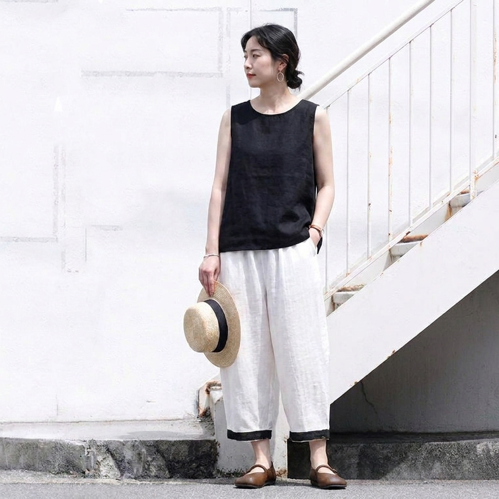 M～4XL 接触冷感 切り替え パンツ