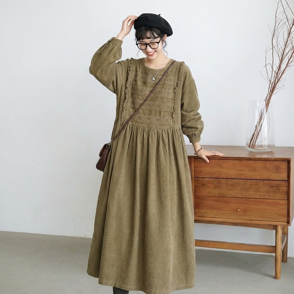 L～4XL スウィート ワンピース