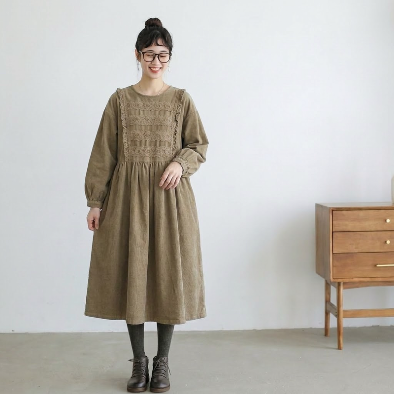 L～4XL スウィート ワンピース