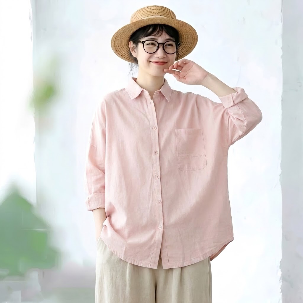 厚手仕様 ロングスリーブ シャツ