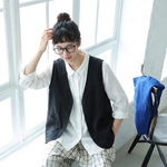 適秋仕様 ショート丈 ノースリーブベスト