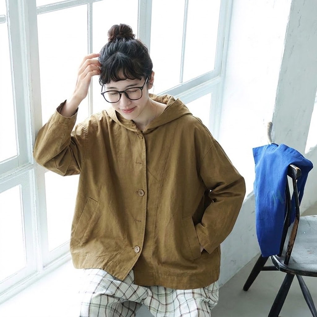 フード付き アウター