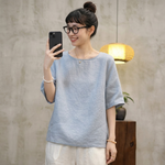 無地 半袖 レトロ 良し ゆったりシルエット T シャツ