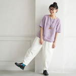 無地 半袖 レトロ 良し ゆったりシルエット T シャツ