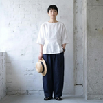 S～4XL 無地 アンクル丈（9分丈） ガウチョパンツ