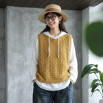 ちょこんと重ねる ひとなつっこいニットベスト