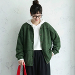 M～4XL 長袖 カーディガン