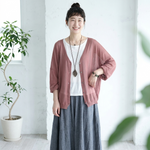 ONESIZE 透かし冷感カーデ