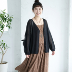 ONESIZE 透かし冷感カーデ