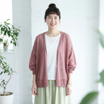 ONESIZE 透かし冷感カーデ