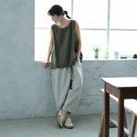 M～4XL コットン ビッグシルエット タンクトップ
