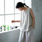 M～4XL コットン ビッグシルエット タンクトップ
