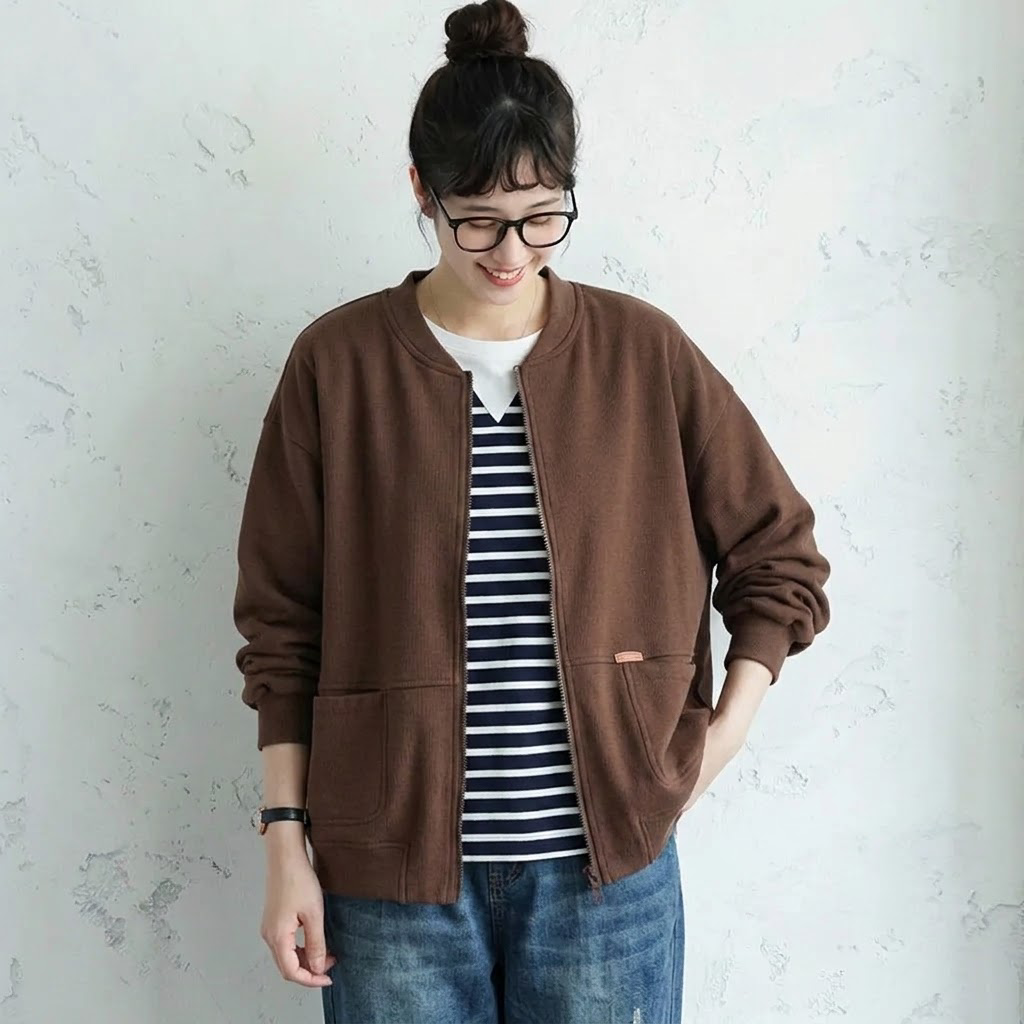 M～4XL スウェットジャケット